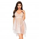 Penthouse Naughty Doll Babydoll, White S/M