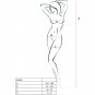Passion Woman Bs020 Bodystocking Black One Size