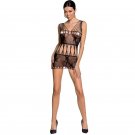 Passion Woman Bs090 Bodystocking, Black One Size