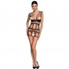 Passion Woman Bs089 Bodystocking, Black One Size