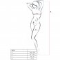 Passion Woman Bs031 Bodystocking Red One Size