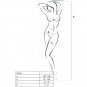 Passion Woman Bs016 Bodystocking Red One Size