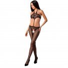 Passion Woman Bs080 Bodystocking, Black One Size
