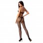 Passion Woman Bs080 Bodystocking, Black One Size