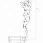 Passion Woman Bs053 Bodystocking Red One Size