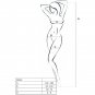 Passion Woman Bs032 Bodystocking Red One Size