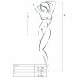Passion Woman Bs035 Bodystocking Black One Size
