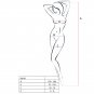 Passion Woman Bs045 Bodystocking White One Size