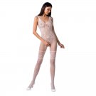 Passion Woman Bs069 Bodystocking, White One Size