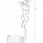 Passion Woman Bs034 Bodystocking Red One Size