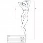 Passion Woman Bs035 Bodystocking Red One Size