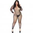 Leg Avenue Crystalized Net Body Stocking 1x-2x