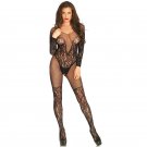 Leg Avenue Lace and Net Bodystocking Plus Size