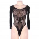Queen Lingerie Long Sleeve Teddy S-l