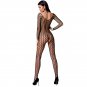 Passion Woman Bs068 Bodystocking, Black One Size