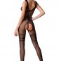 Passion Woman Bs069 Bodystocking, Black One Size