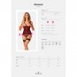 Obsessive - Denissa Corset And Thong Xl/xxl