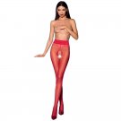 Passion Woman Tiopen, Red Stockings, Size 3/4