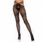 Leg Avenue Wrap Around Crothless Tights One Size