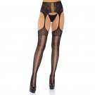 Leg Avenue Lace Up Garterbelt Stockings