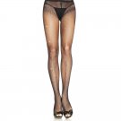 Legavenue Rhinestone Fishnet Pantyhouse Black