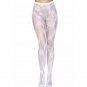 Leg Avenue Snowflake Fishnet Tights One Size