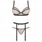 Obsessive - Nudelia Three Pieces Set L/xl