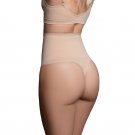 Bye Bra Seamless High Waist Thong Medium Control, Black S