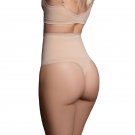 Bye Bra Seamless High Waist Thong Medium Control, Black S