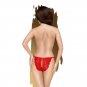 Penthouse Too Hot To Be Real Thong Red L/xl