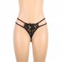 Subblime Three Pieces Set Bra+ Garter Belt + Thong L/xl