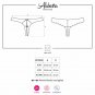 Obsessive - Alabastra Thong Crotchless White S/m