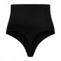 Bye Bra Seamless High Waist Thong Medium Control - Black L