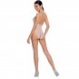 Passion Woman Bodystocking, White One Size