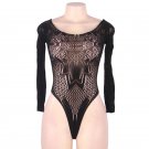 Queen Lingerie Long Sleeve Teddy S-l