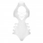 Leg Avenue Cut Out Strappy Bodysuit One Size, White