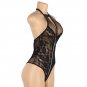 Subblime Floral Lace Zipper Teddy L/xl