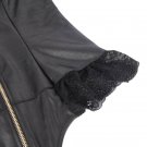 Queen Lingerie Leather Stitching Tedddy L/xl