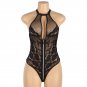 Subblime Floral Lace Zipper Teddy L/xl