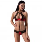 Passion Woman Scarlet Bikini - Black And Red L/xl