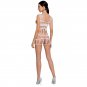 Passion Woman Bodystocking, White One Size