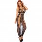 Leg Avenue Fishnet Backless Halter Dress One Size