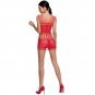 Passion Woman Bodystocking, Red One Size