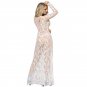 Subblime Long Sleeve Long Dress White S/m