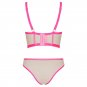 Obsessive, Nudelia Two Pieces Set, Pink, L/XL