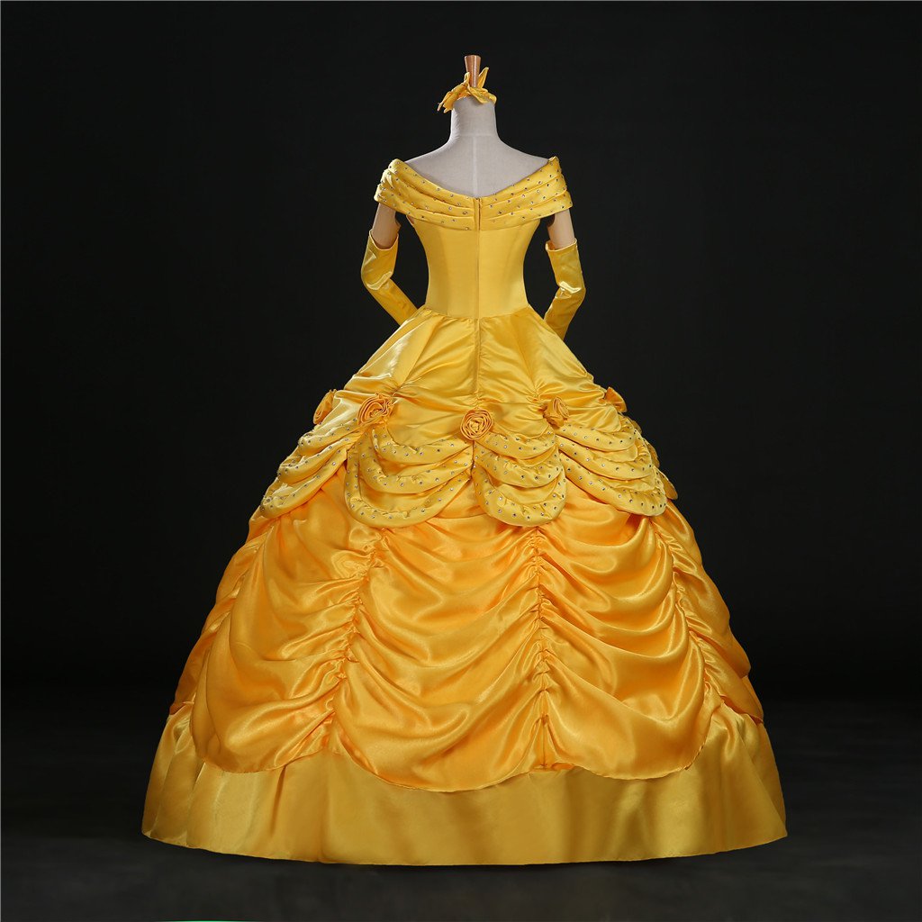 Custom Made Beauty and the Beast Princess Belle Ball Gown Costume for women