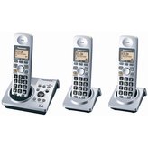 Panasonic KX-TG1033S Digital Cordless Phone with Three Handsets