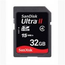 SanDisk 32GB Ultra II Secure Digital High Capacity (SDHC) High Performance Card  SDSDRH-032G-A11