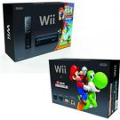 BLK Wii w/ New Super Mario Bro