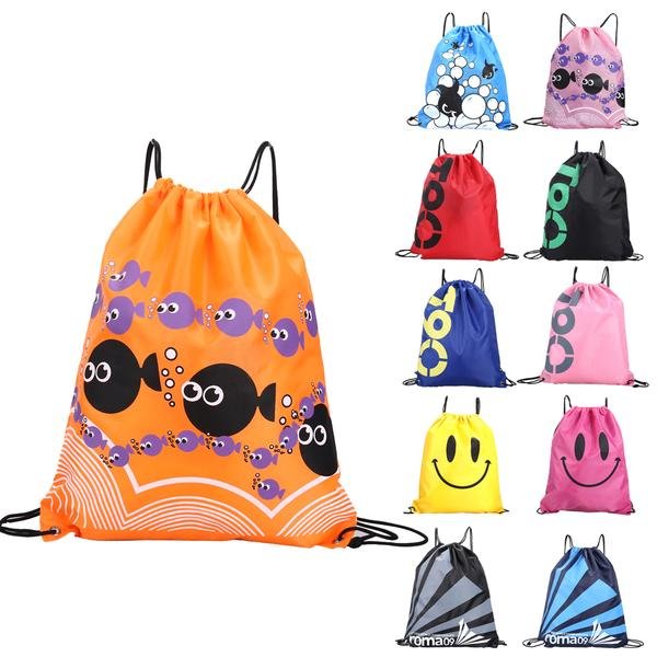 Double Layer Drawstring Waterproof Backpacks